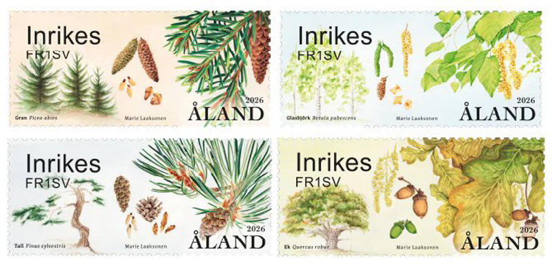 ÅLAND. 2026, árboles de Åland
