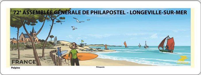 FRANCE. The PHILAPOSTEL issue for the 2024 convention