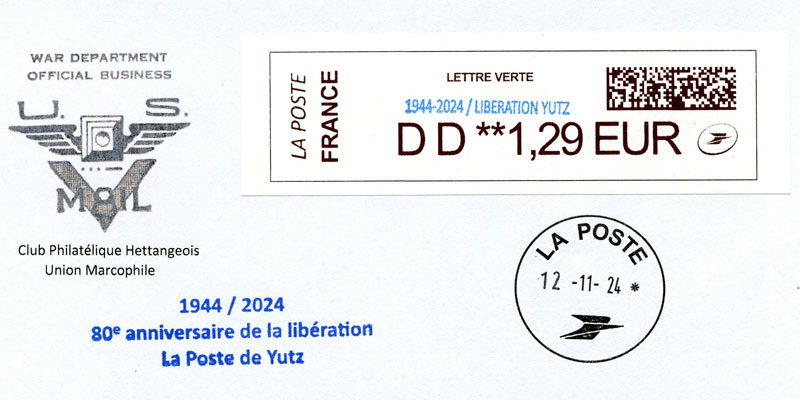 FRANCIA. 80 aniversario de la Liberación de Yutz